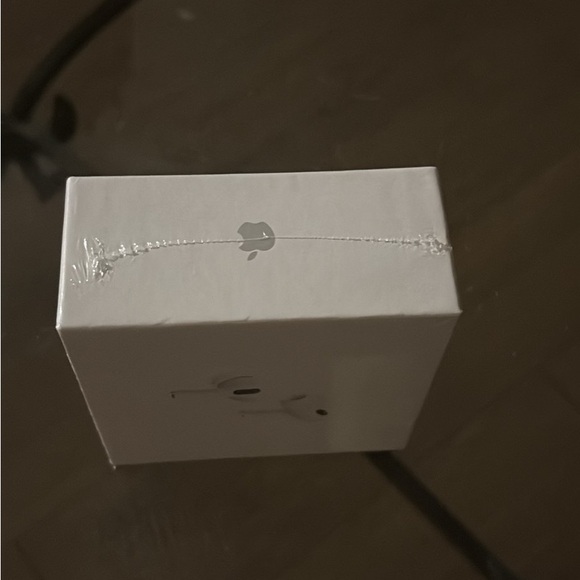 Apple White Packaging with Silver Logo